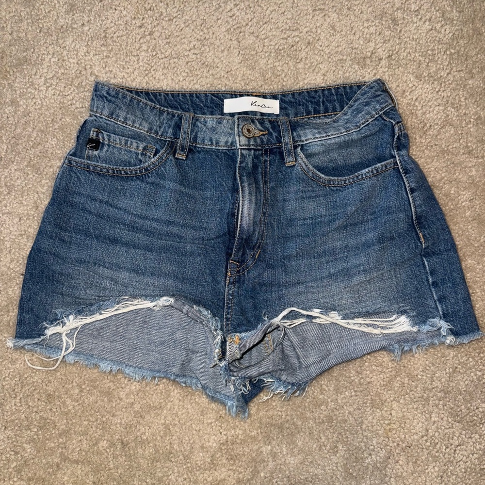 KanCan Women's Blue Denim Shorts Size 26